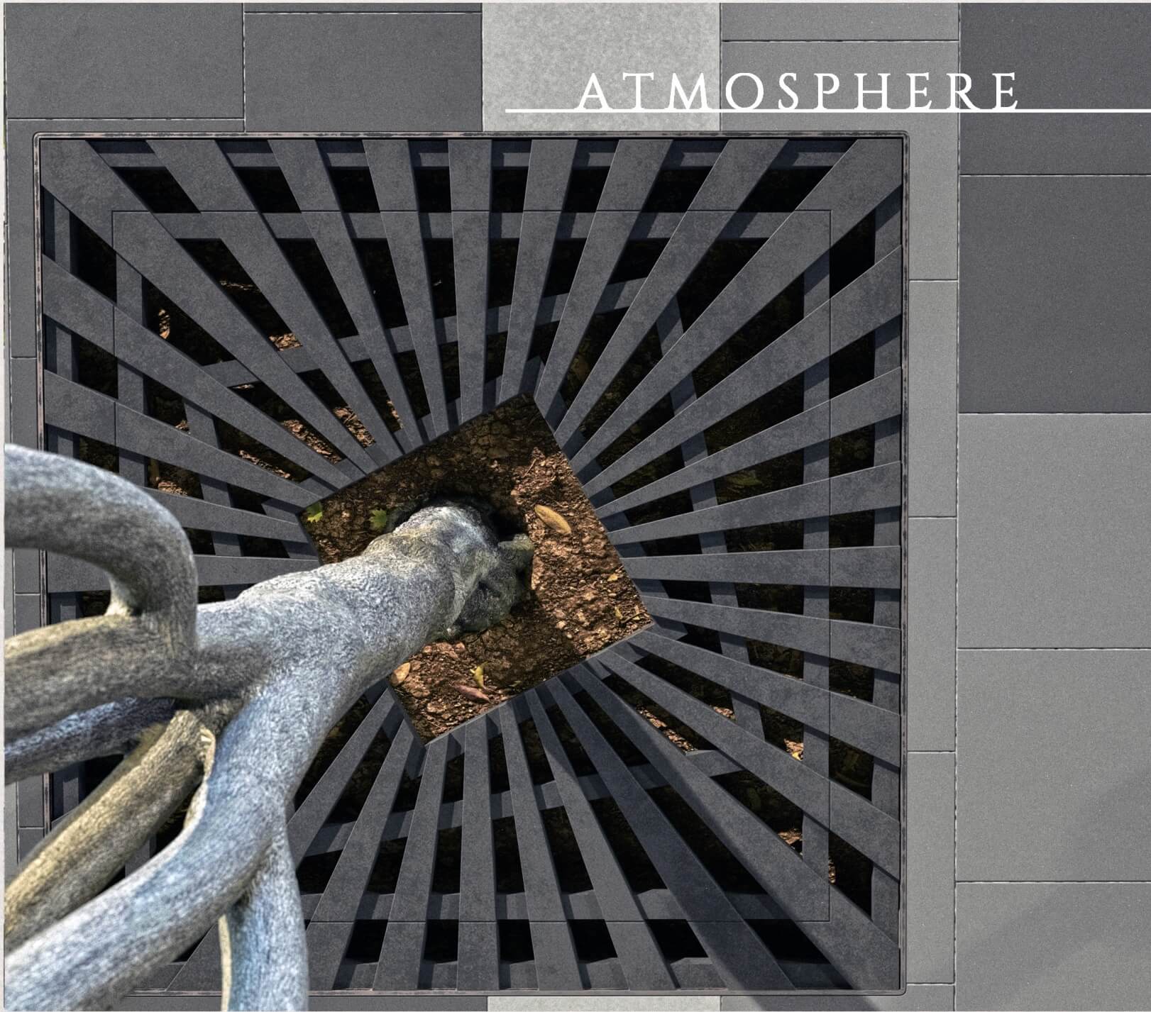 Приствольная решетка для дерева ZKING ATMOSPHERE 1.2х1.2м Черная в Солнечногорске фото