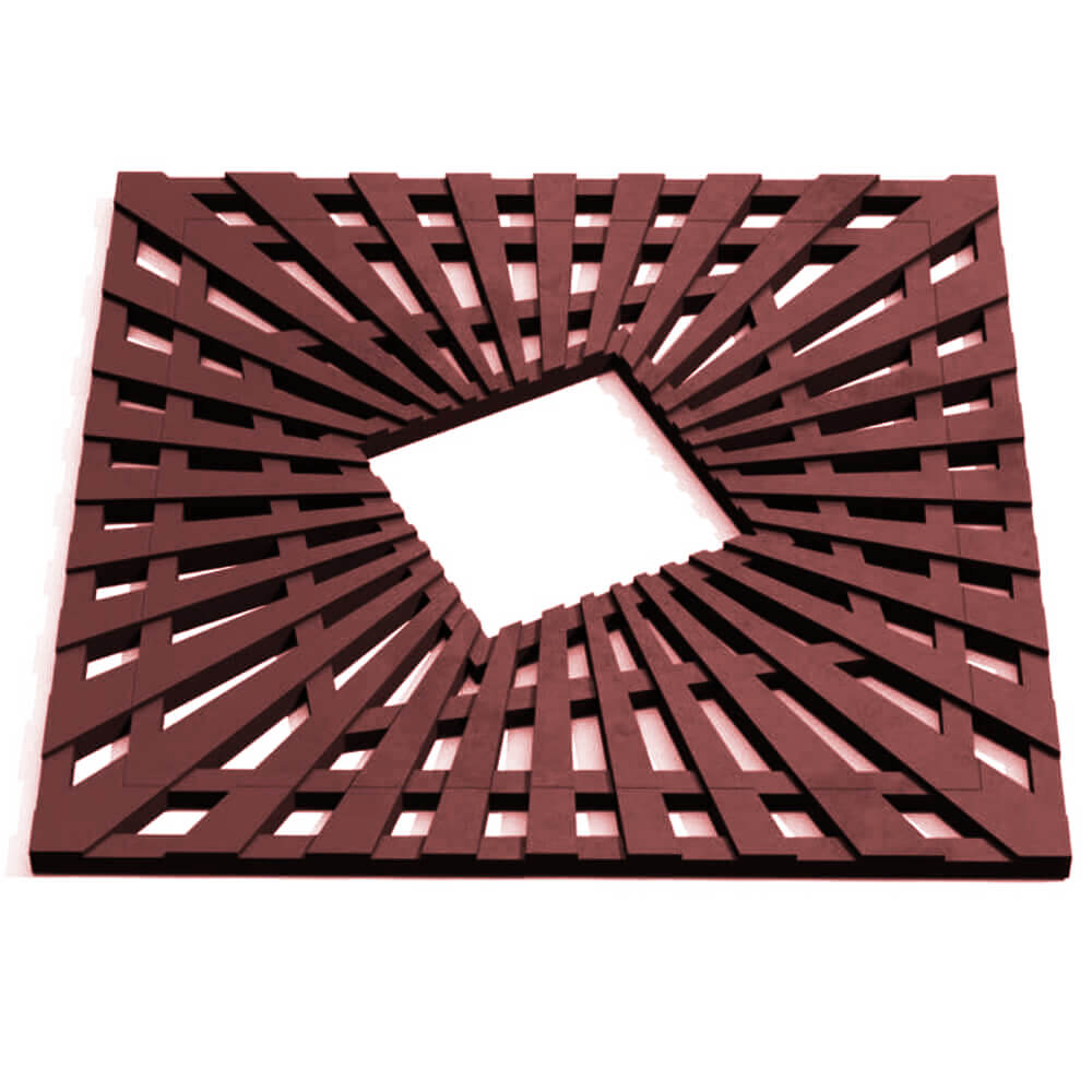 Приствольная решетка для дерева ZKING ATMOSPHERE 1.2х1.2м Коричневая Солнечногорск фото