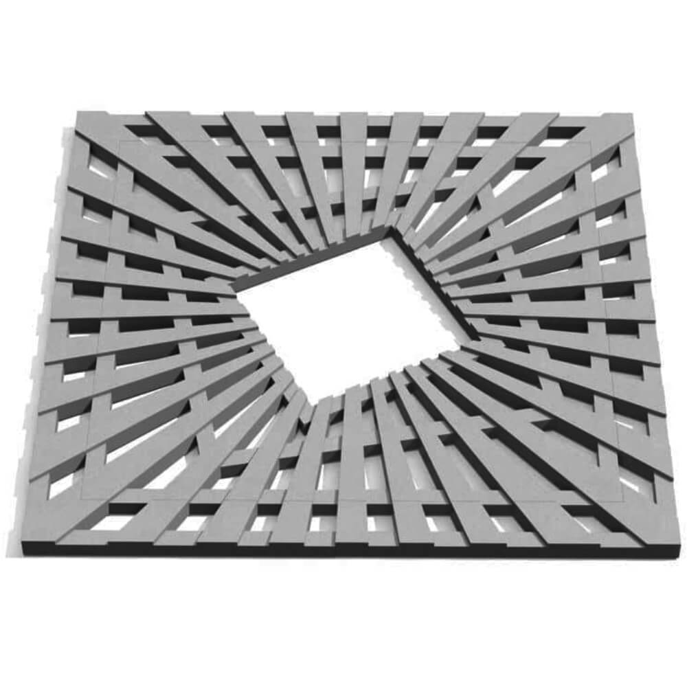 Приствольная решетка для дерева ZKING ATMOSPHERE 1.2х1.2м Серая Солнечногорск фото