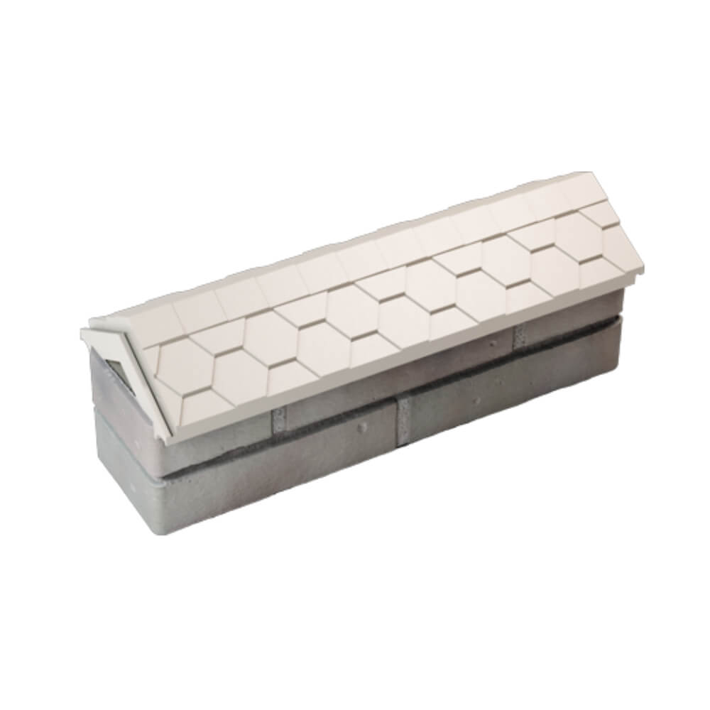 Парапет Zking Эверест Бежевый с посадкой на 0.5 кирпича (130мм) в Солнечногорске фото