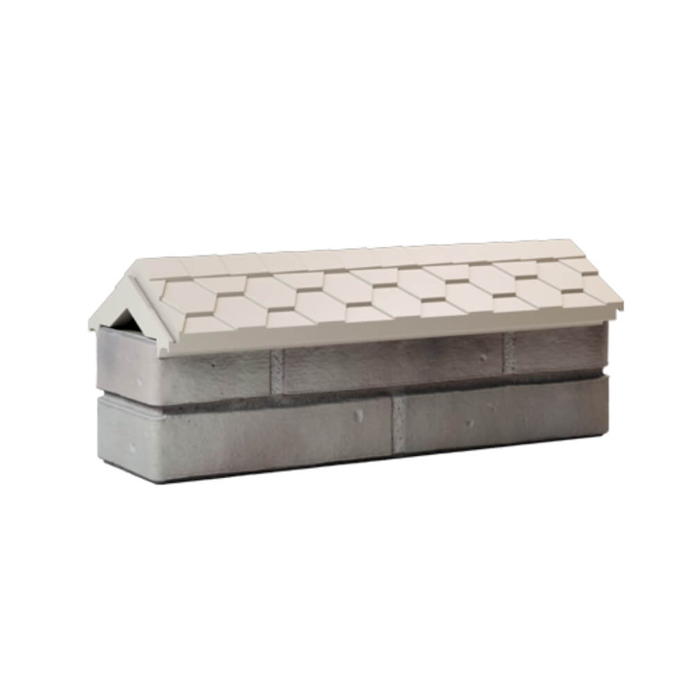 Парапет Zking Эверест Бежевый с посадкой на 0.5 кирпича (130мм) Солнечногорск фото