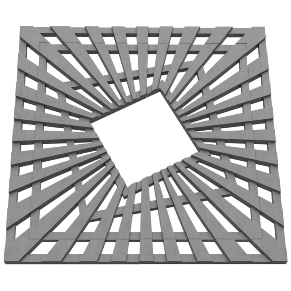 Приствольная решетка для дерева ZKING ATMOSPHERE 1.2х1.2м Серая в Солнечногорске фото