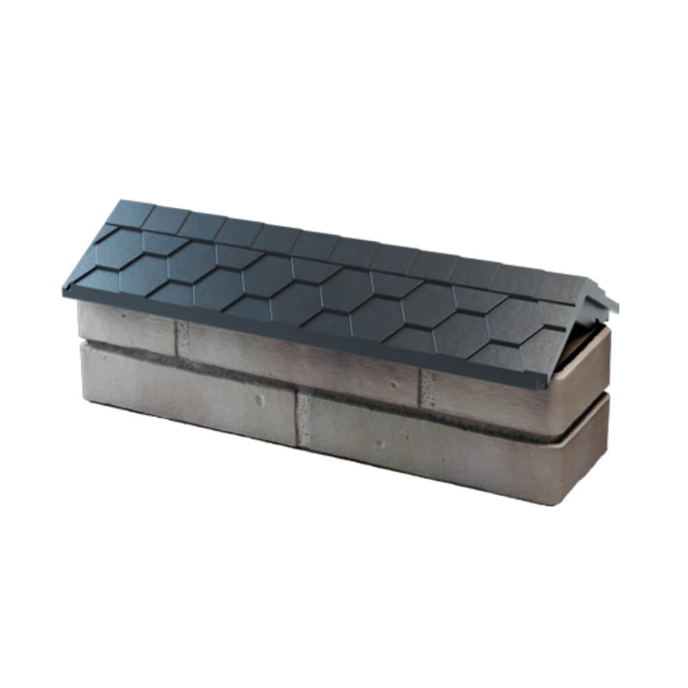 Парапет Zking Эверест Серый с посадкой на 0.5 кирпича (130мм) в Солнечногорске фото