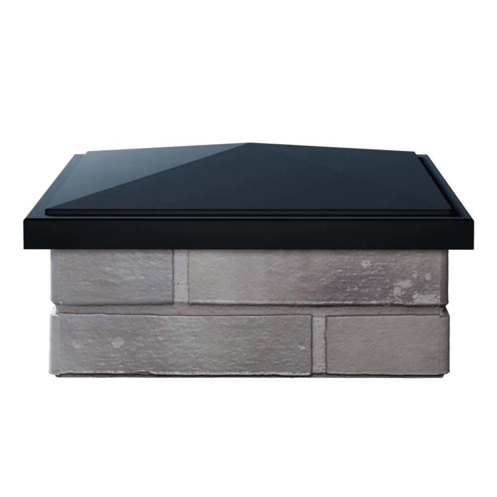 Колпак Zking БонаМоно Черный на столб 1.5х1.5 кирпича (385х385, 400х400мм) Солнечногорск фото