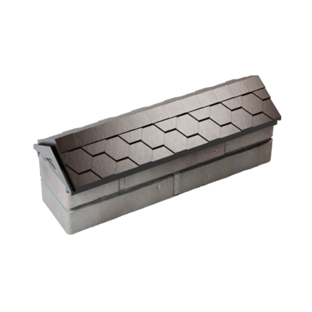 Парапет Zking Эверест Коричневый с посадкой на 0.5 кирпича (130мм) в Солнечногорске фото