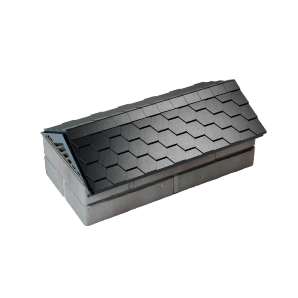 Парапет Zking Эверест Черный с посадкой на 1 кирпич (200/225/255мм) в Солнечногорске фото