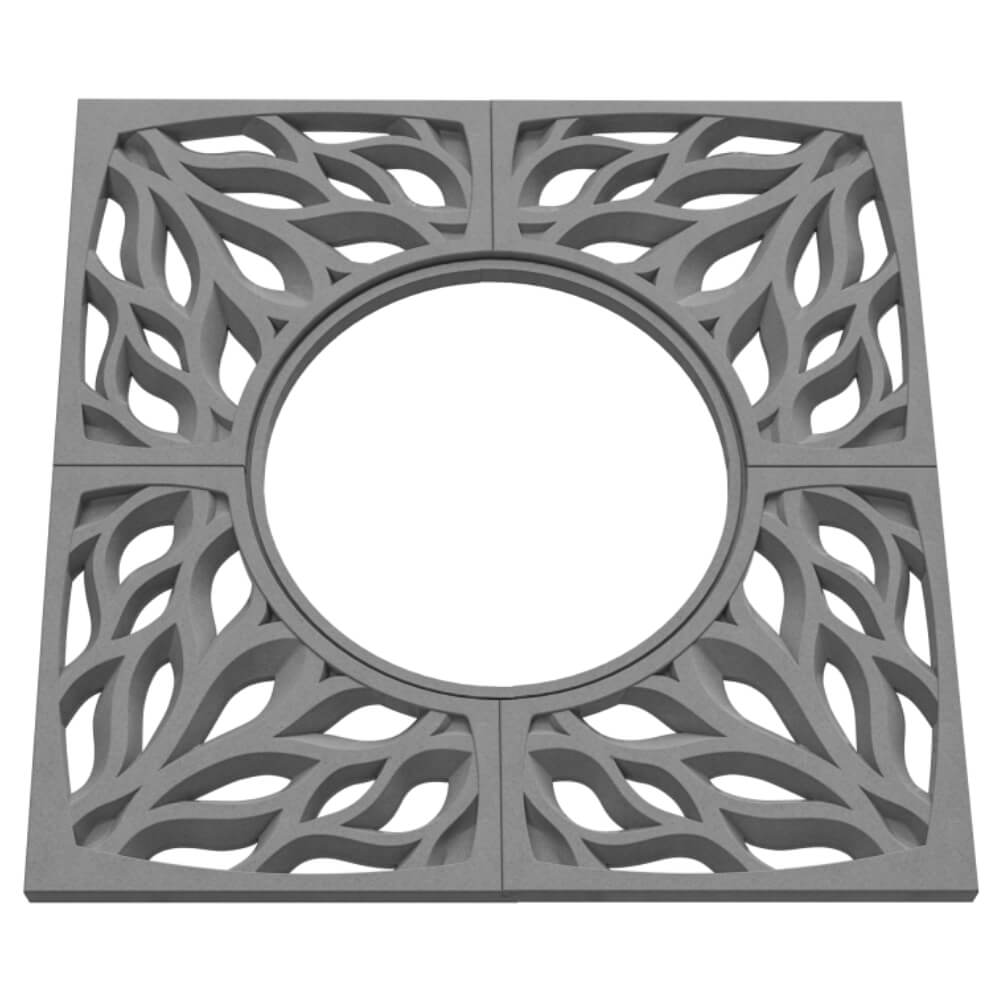 Приствольная решетка для дерева ZKING CRUST 1.2х1.2м Серая в Солнечногорске фото