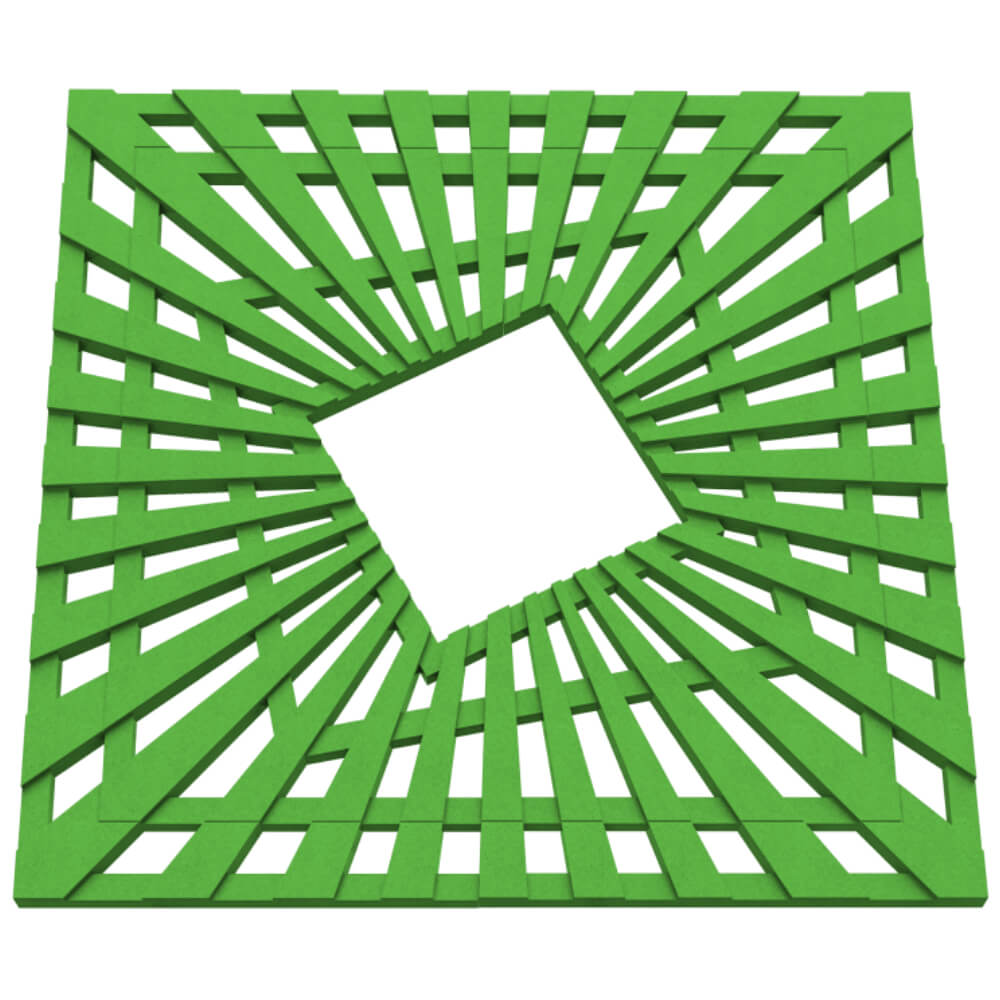 Приствольная решетка для дерева ZKING ATMOSPHERE 1.2х1.2м Зеленая в Солнечногорске фото