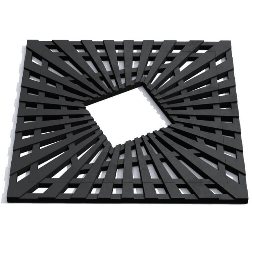 Приствольная решетка для дерева ZKING ATMOSPHERE 1.2х1.2м Черная Солнечногорск фото