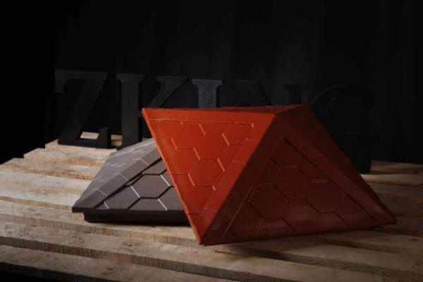 Колпак Zking Эверест Красный на столб 1.5х1.5 кирпича (390х390мм) в Солнечногорске фото