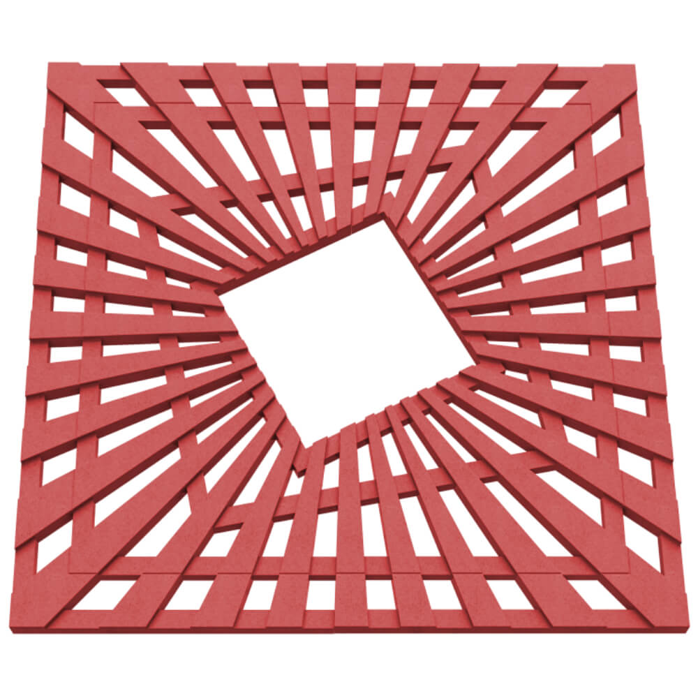 Приствольная решетка для дерева ZKING ATMOSPHERE 1.2х1.2м Красная в Солнечногорске фото