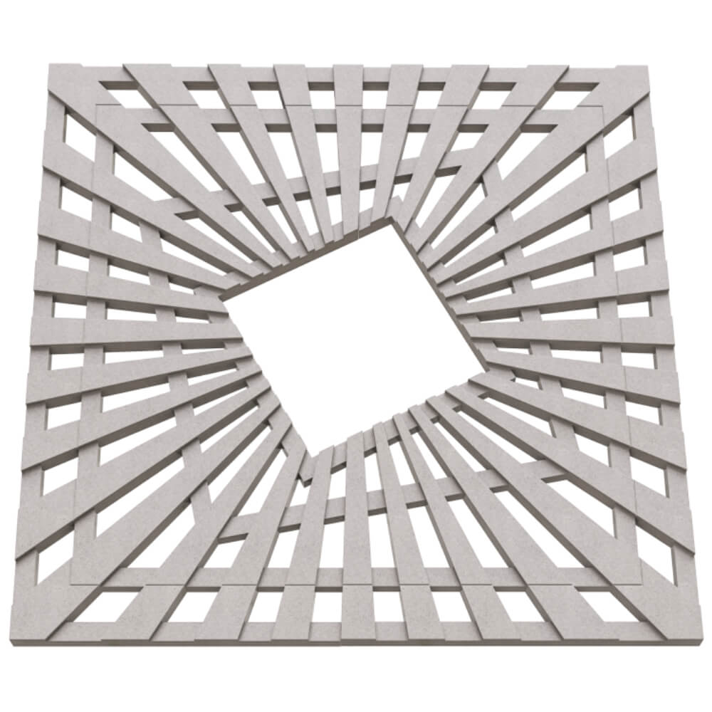 Приствольная решетка для дерева ZKING ATMOSPHERE 1.2х1.2м Бежевая в Солнечногорске фото