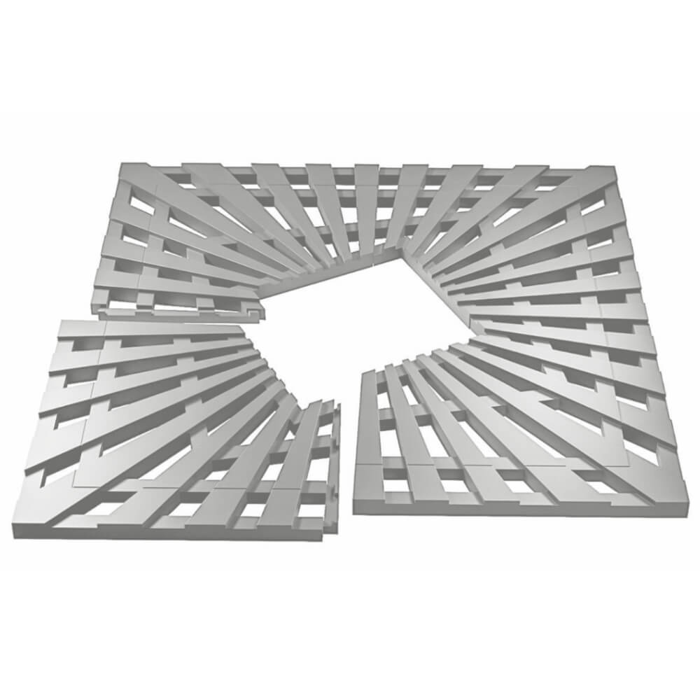 Приствольная решетка для дерева ZKING ATMOSPHERE 1.2х1.2м Бежевая в Солнечногорске фото