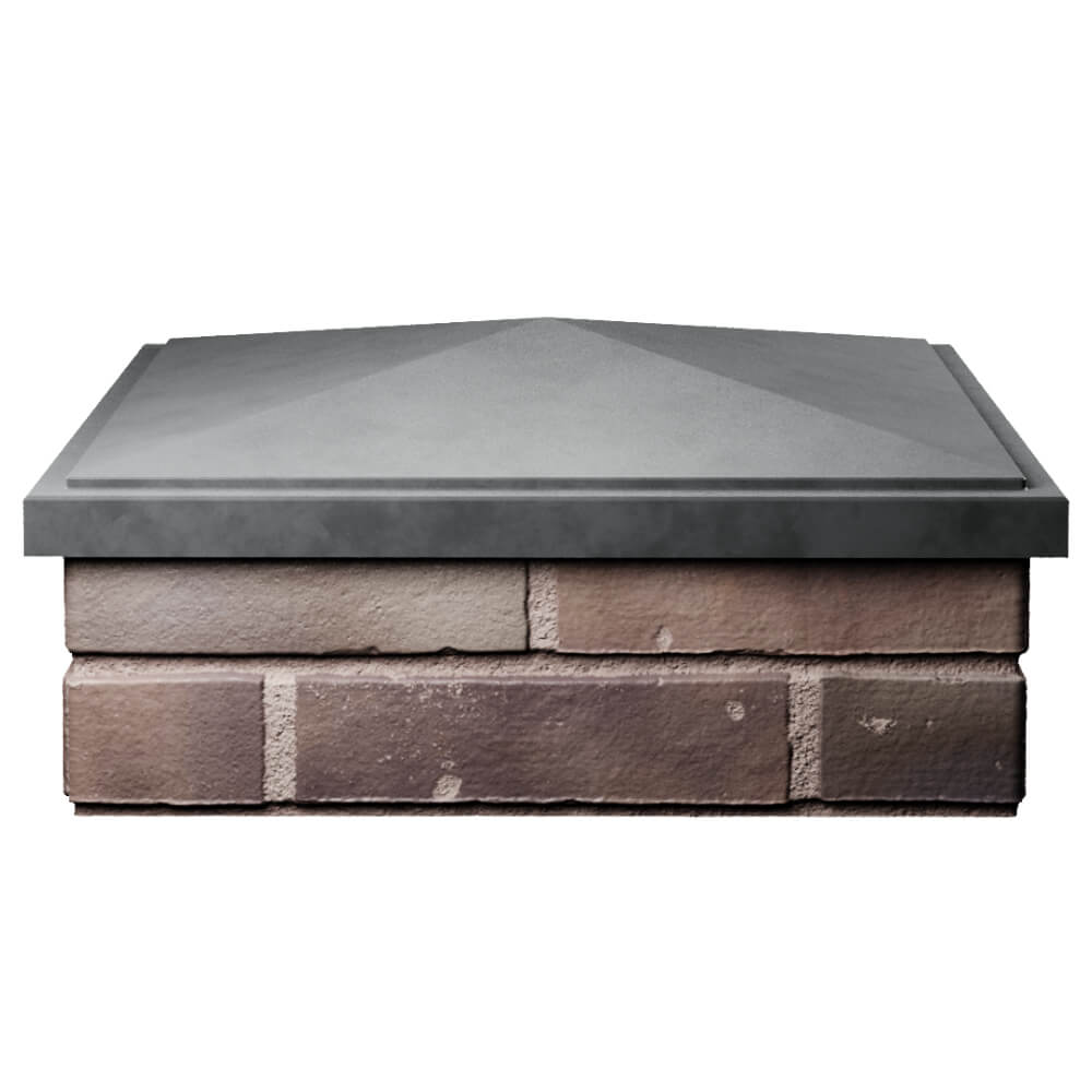 Колпак Zking БонаМоно Серый на столб 2х2 кирпича (515х515, 530х530мм) Солнечногорск фото