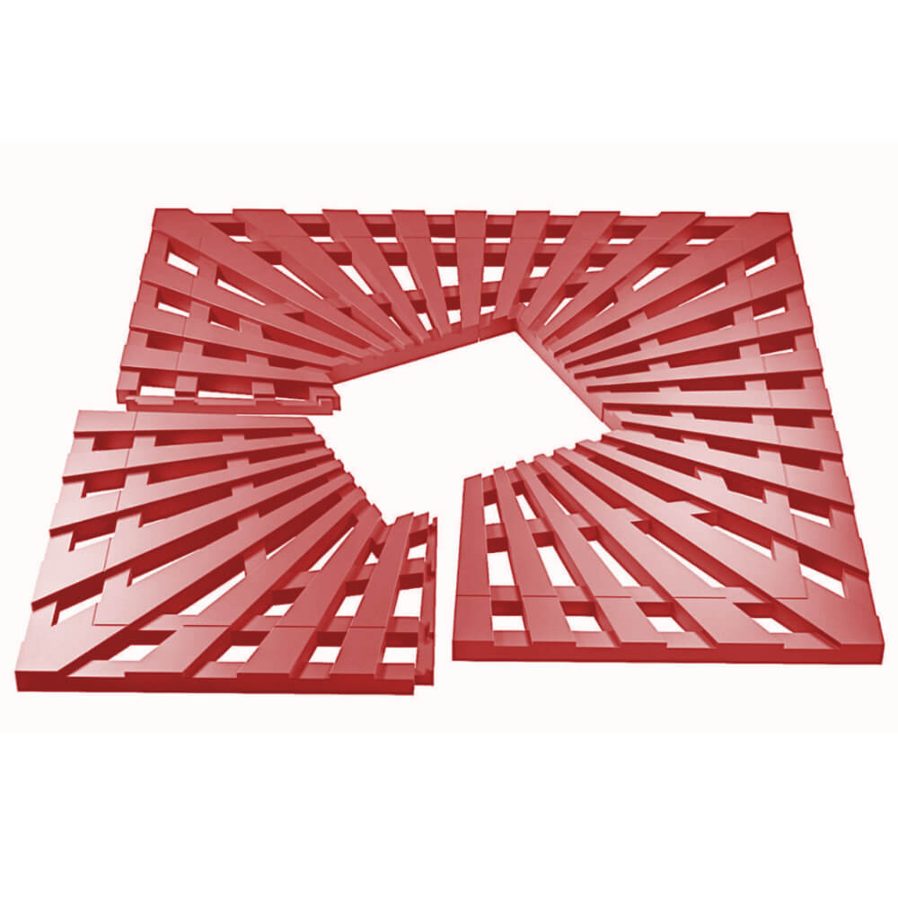 Приствольная решетка для дерева ZKING ATMOSPHERE 1.2х1.2м Красная в Солнечногорске фото