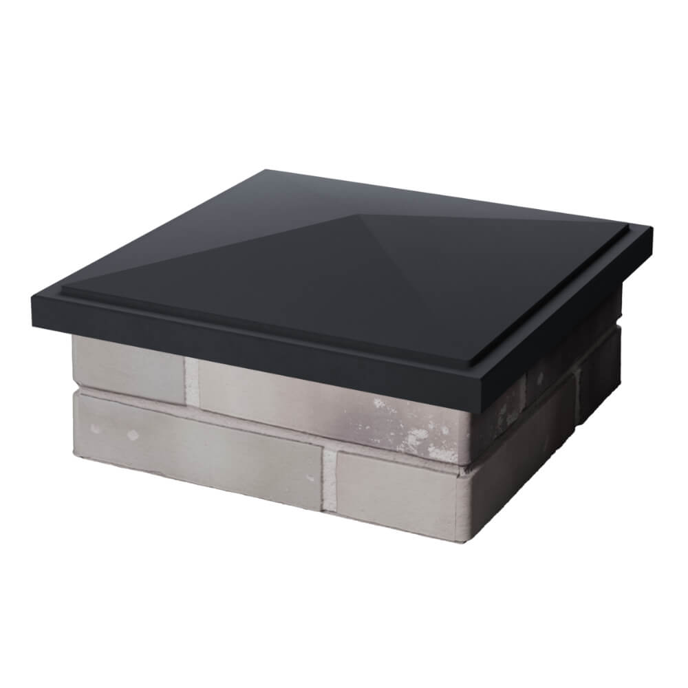 Колпак Zking БонаМоно Серый на столб 1.5х1.5 кирпича (385х385, 400х400мм) в Солнечногорске фото