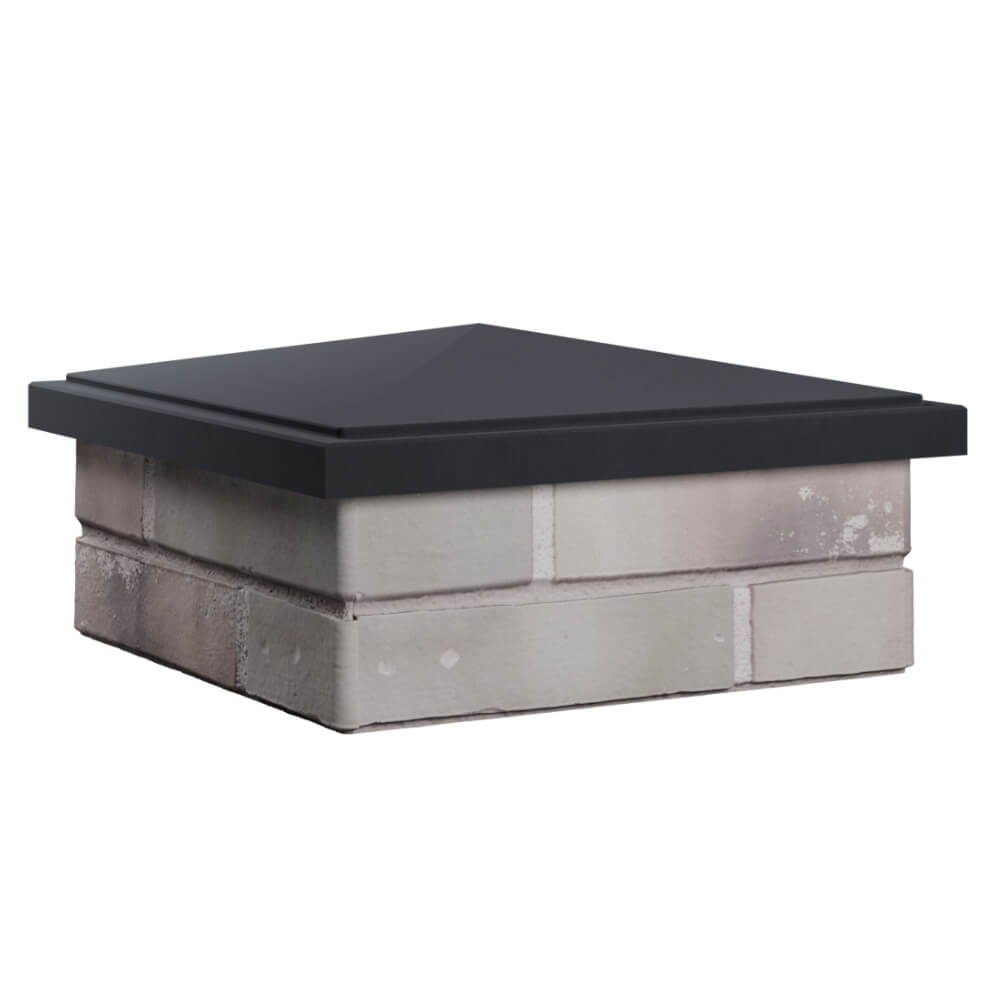 Колпак Zking БонаМоно Серый на столб 1.5х1.5 кирпича (385х385, 400х400мм) в Солнечногорске фото