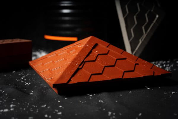 Колпак Zking Эверест Красный на столб 1.5х1.5 кирпича (390х390мм) в Солнечногорске фото