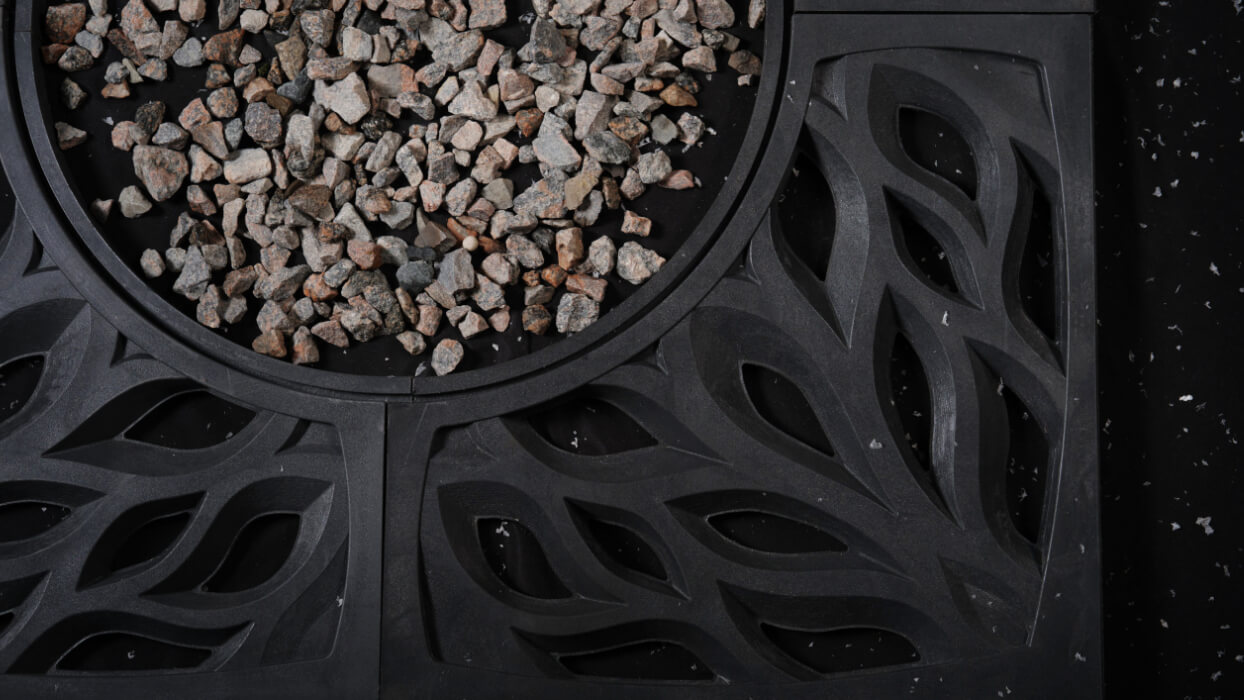 Приствольная решетка для дерева ZKING CRUST 1.2х1.2м Черная в Солнечногорске фото